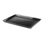 Thumbnail image #1 for G.E.T. The Edge - EGS M1826-B . . Rectangular Melamine Serving Tray, Black, 26 x 18 x 1.5 in