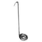 Thumbnail image #1 for Thunder Group SLOL004 Stainless Steel Ladle, 3 oz, One-Piece Construction, Hooked Handle Case of 240
