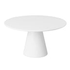 Thumbnail image #1 for Libbey APS Germany - Casual APS 83891 Tall Round Melamine Cake Plate, 12-1/4" Diameter x 6-3/8"H, White