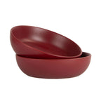 Thumbnail image #2 for Ten Strawberry Street Wazee Matte WM-6-RED-2 9-Inch Red China Serving Bowl, 48 oz