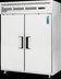Thumbnail image #5 for Everest Refrigeration Two-Section Reach-In Refrigerator, 55.0 Cu. Ft., Top-Mounted Self-Contained, Stainless Steel