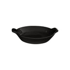 Thumbnail image #1 for Steelite International Diversified Ceramics DCI615BK Handled Ceramic Pasta Bowl, 16 oz, Black, 8.75 x 7.5 x 1.875 in 1 Dozen