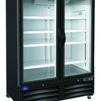 Thumbnail image #1 for Valpro Commercial Refrigeration VP Series VP2R-48M Two-Section Glass Door Refrigerated Merchandiser, 54"W, 48 cu. ft., Bottom-Mounted