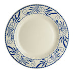 Thumbnail image #1 for Steelite International Homer, Blue Mex HL21041008 China Plate, 12-1/4 in. Round, Rolled Edge, White/Blue Pattern 1 Dozen