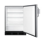 Thumbnail image #2 for Summit Commercial SPR7BOSST Outdoor Weatherproof Reach-In Refrigerator, 1-Section, 24-Inch, Solid Reversible Door, Stainless Steel Exterior