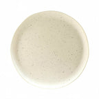 Thumbnail image #1 for G.E.T. Morocco - EGS B183140-ESS Round Melamine Plate, 14" Diameter x 1"H, Eggshell with Speckles Case of 6