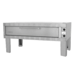 Thumbnail image #1 for Zesto 1502SS Single Deck Electric Oven, Stainless Steel Exterior, 60 x 30 in Cooking Area, Refractory Stone Hearth