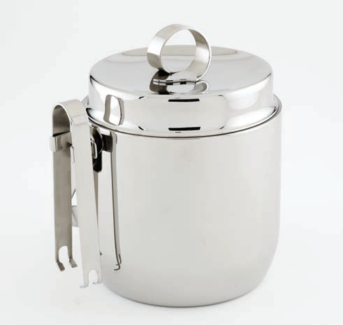Product image #4 for Top Shelf Double-Wall Stainless Steel Ice Bucket with Ice Tongs, 40 oz.