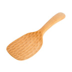 Thumbnail image #1 for Korin Inc TK-300 Wooden Rice Spatula with Dimples, 2.5 x 4 x 8 in