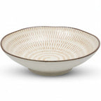 Thumbnail image #1 for Korin Inc BWL-429 Beige Swirl Pasta Bowl, 6.75" Diameter, 14 oz