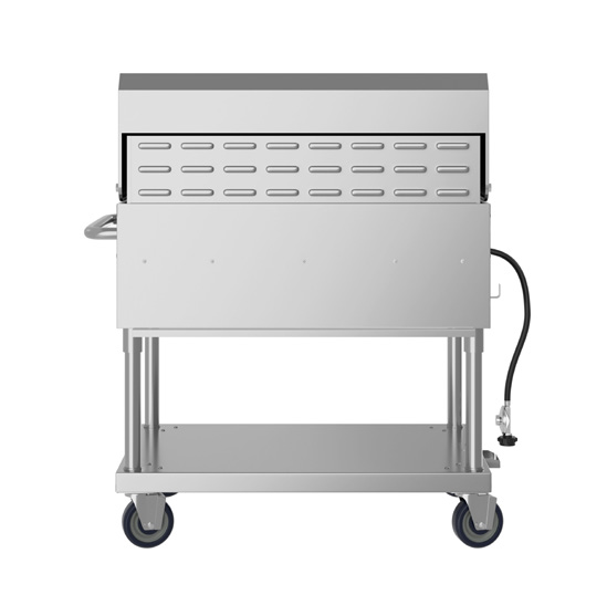 Product image #6 for KoolMore 36-Inch 5-Burner Mobile Outdoor Propane Gas Grill with Roll Dome Cover