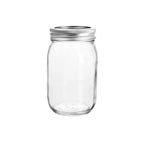 Thumbnail image #1 for Kadra Kitchenware Sealock 20202-B Mason Jar, 16 oz., Glass
