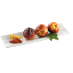Thumbnail image #1 for TableCraft Products Frostone M165 Rectangular Melamine Serving Dish, White, 15-3/4" x 5" Case of 3