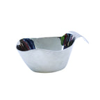 Thumbnail image #1 for TableCraft Products 9808 8 oz 18/8 Stainless Steel Gravy Boat, Brushed Finish, Stackable Case of 12