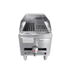 Thumbnail image #2 for Connerton RLRB-23-12L 12" Countertop Gas Charbroiler with Lava-Rock Heating and Cast-Iron Grates