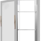 Thumbnail image #2 for QualServ (Middleby) UCRP125-GG31A U-Line Corporation (Middleby) Pass-Thru One-Section Reach-In Refrigerator, 25 cu. ft., Glass Front & Back