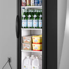 Thumbnail image #1 for True Mfg. - General Foodservice T-11G-HC~TSL01 One-Section Reach-In Refrigerator with Hinged Glass Door, LED Lighting, and 3 Shelves