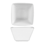 Thumbnail image #1 for International Tableware Elite EL-11 Square Porcelain Fruit/Monkey Dish, 7-1/2 oz, 3-5/8" Case of 3 Dozen