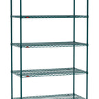 Thumbnail image #1 for Metro Super Erecta SE-2148K3-86-S5 Stationary Starter Wire Shelving Unit, 48"W x 21"D x 86"H, 800 lb. capacity per shelf, 2000 lb. capacity per unit