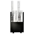 Thumbnail image #2 for Alpine Industries ADI624-BLK Mobile Blueprint Roll File and Large Document Organizer, 20-Slot, Wood, Black Finish