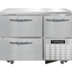 Thumbnail image #1 for Continental Refrigerator RA43N-U-D Undercounter Refrigerated Base, 43" Wide, Stainless Steel Worktop, 2 Drawers & Half-Height Door