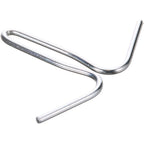 Thumbnail image #1 for AllPoints Foodservice Parts & Supplies 136362 Sliding Double-Prong Pot Rack Hook, Zinc-Plated Steel, for 1/4" x 2" Bar