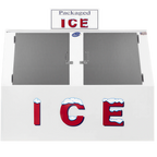 Thumbnail image #2 for Leer 3540301 Outdoor Ice Merchandiser, 60 cu. ft., Solid Doors, Self-Contained Bottom-Mounted Refrigeration
