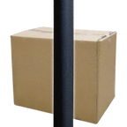 Thumbnail image #1 for ATSMFG ATS AT&S-TC2503-CASE MFG Table Base Column, 3" Diameter, Dining Height, Black Powder-Coated Stainless Steel, Adjustable Carpet Glides