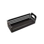 Thumbnail image #1 for G.E.T. Urban Renewal IR-720-MG Rectangular Powder-Coated Iron Condiment Stand, 1-Tier, Holds 3 Jars, Metal Grey Case of 4