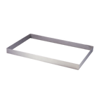 Thumbnail image #1 for JB Prince M539 B Rectangular Stainless Steel Sheet Pan Form, 22-1/2" x 14-5/8" x 1-1/2"