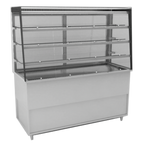 Thumbnail image #1 for RPI Industries Vienna VICD4-34-R-SL-SC-FD Self-Service Deli Display Case, 57-1/8"W, Bottom-Mount Self-Contained Refrigeration