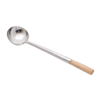 Thumbnail image #1 for Korin Inc TK-638-008 Wok Ladle, 8 oz, 14 in, Removable Wood Handle