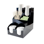 Thumbnail image #1 for Concasse MCEQORGV3 Plastic Cup Organizer, 3 Levels, 2 Rows Case of 6