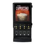 Thumbnail image #1 for Curtis CAFEPC4CL10000 Commercial Powder Cappuccino Machine, 4-Station Dispensers, Automatic Water, 4 lb Hopper, 1800 Watts
