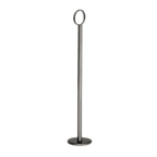 Thumbnail image #1 for TableCraft Products BK1918 18-Inch Black Powder-Coated Metal Number Stand with Flat Bottom Case of 12