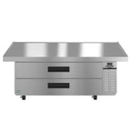 Thumbnail image #1 for Hoshizaki Steelheart CF72B Two-Section Undercounter Freezer with Stainless Steel Drawers, 72.5"W, Side-Mounted Self-Contained Refrigeration