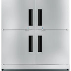 Thumbnail image #5 for Koolmore RIR-2D-SSHD 47 Cu. Ft. Two-Section Reach-In Refrigerator, 4 Solid Half-Hinged Doors, Bottom-Mount, Stainless Steel
