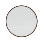Thumbnail image #1 for Cal-Mil Hudson 22026-8-89 8-Inch Round Low-Rim Melamine Plate, Ivory Stoneware Finish Case of 6