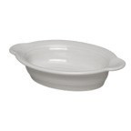 Thumbnail image #1 for Steelite Homer, Fiesta White HL587100 Oval China Baker, 13 oz, White, 9.125 x 5.625 x 2 in, With Handles