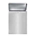 Thumbnail image #2 for Alpine Industries ALP451-SSB Stainless Steel Sanitary Napkin Receptacle, Wall-Mount, Flip-Top, Brushed Finish Case of 16
