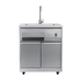 Thumbnail image #5 for KoolMore 1-Compartment Stainless Steel Sink with Cabinet, 32