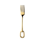 Thumbnail image #1 for Kadra Kitchenware Vikko Dine VF-03-DF Dinner Fork, Full Gold Mirror Finish, 18/10 Stainless Steel Case of 12