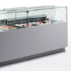 Thumbnail image #1 for Oscartek Rosa ROSA G2150 Gelato Display Case, 84.75" Wide, Straight Glass, Heated Front and Sides
