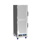 Thumbnail image #1 for Lockwood Manufacturing CA67-PFIN-34IDD-L-HH Mobile Heated Holding Cabinet, Insulated, Solid Aluminum, Left-Hinged Dutch Doors
