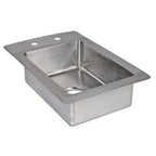 Thumbnail image #1 for Tarrison Products Ltd. TA-DI17115-KIT Stainless Steel 1-Compartment Drop-In Sink, 13"W x 21"D x 5"H, 11"W x 17"D x 5" Deep Bowl