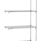 Thumbnail image #1 for Metro Super Erecta SA-1842C-86-A4 Super Adjustable Wire Add-On Shelving Unit, 42"W x 18"D x 86"H, 800 lb. capacity per shelf, 2000 lb. capacity per