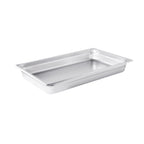 Thumbnail image #1 for CAC China STPF-23-2 Full-Size Solid Stainless Steel Steam Pan, 2-1/2" Deep, 23 Gauge Case of 12