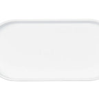 Thumbnail image #2 for Cal-Mil 24003-136-15 Standard Melamine Platter, Oval, White, 13" Case of 3