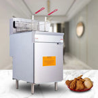 Thumbnail image #1 for Hakka Brothers Corp EasyRose HFRF-150B-LPG Commercial Countertop Natural Gas Fryer, Stainless Steel, Thermostatic, 68–80 lb Capacity