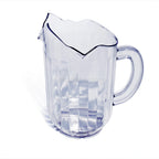 Thumbnail image #1 for New Star Foodservice Inc. 46182 60 oz Clear Plastic Water Pitcher with 3 Spouts and Handle Case of 12